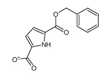 5-(苄氧基羰基)-1H-吡咯-2-羧酸结构式