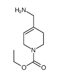 1(2H)-Pyridinecarboxylic acid,4-(aminomethyl)-3,6-dihydro-,ethyl ester结构式