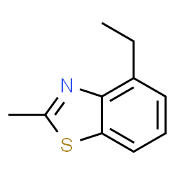 4-ETHYL-2-METHYLBENZOTHIAZOLE structure