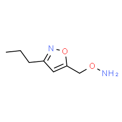 Isoxazole,5-[(aminooxy)methyl]-3-propyl- Structure