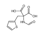 2-formylamino-2-thiophen-2-yl-methyl-malonic acid结构式