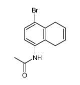 N-(4-bromo-5,8-dihydro-[1]naphthyl)-acetamide结构式