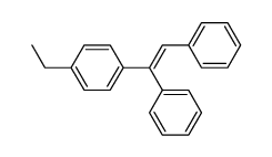 α,β-diphenyl-β-(p-ethylphenyl)ethylene结构式