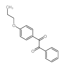 Ethanedione,phenyl(4-propoxyphenyl)- (9CI) Structure