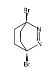 1,4-dibromo-2,3-diazabicyclo(2.2.2)oct-2-ene Structure