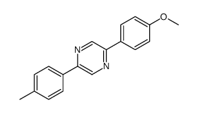 2-(4-methoxyphenyl)-5-(4-methylphenyl)pyrazine Structure
