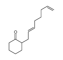 2-octa-2,7-dienylcyclohexan-1-one结构式