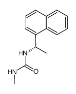 1-Methyl-3-((S)-1-naphthalen-1-yl-ethyl)-urea结构式