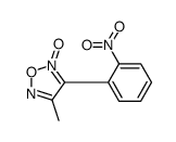 4-methyl-3-(2-nitrophenyl)-2-oxido-1,2,5-oxadiazol-2-ium结构式