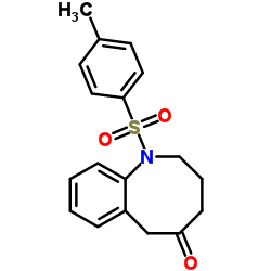 1-Benzazocin-5(2H)-one, 1,3,4,6-tetrahydro-1-[(4-methylphenyl)sulfonyl]结构式