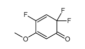 4,6,6-trifluoro-3-methoxycyclohexa-2,4-dien-1-one Structure