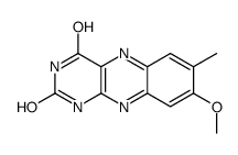 8-methoxy-7-methyl-1H-benzo[g]pteridine-2,4-dione结构式