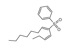 [((3Z,5E)-Dodeca-3,5-diene)-5-sulfonyl]-benzene Structure