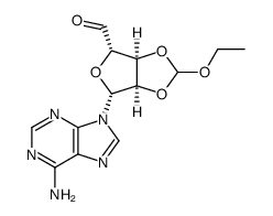 2',3'-O-ethoxymethyleneadenosine-5'-carboxaldehyde Structure