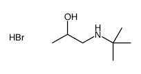 1-(tert-butylamino)propan-2-ol,hydrobromide Structure