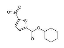 cyclohexyl 5-nitrothiophene-2-carboxylate结构式