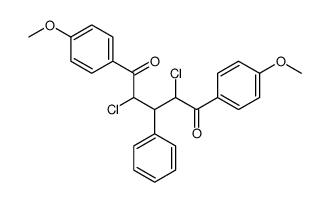 2,4-dichloro-1,5-bis(4-methoxyphenyl)-3-phenylpentane-1,5-dione Structure