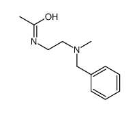 N-[2-[benzyl(methyl)amino]ethyl]acetamide结构式