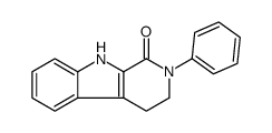 2-phenyl-4,9-dihydro-3H-pyrido[3,4-b]indol-1-one Structure