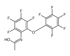N-[2,3,4,5-tetrafluoro-6-(2,3,4,5,6-pentafluorophenoxy)phenyl]acetamide Structure