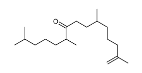 2,6,10,14-tetramethylpentadec-14-en-7-one结构式