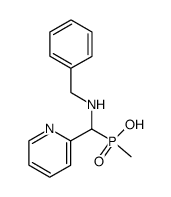 ((benzylamino)(pyridin-2-yl)methyl)(methyl)phosphinic acid Structure