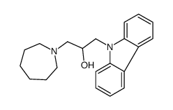 1-(azepan-1-yl)-3-carbazol-9-ylpropan-2-ol Structure