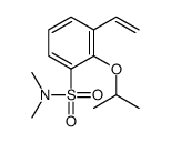 3-ethenyl-N,N-dimethyl-2-propan-2-yloxybenzenesulfonamide结构式