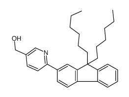 [6-(9,9-dihexylfluoren-2-yl)pyridin-3-yl]methanol Structure