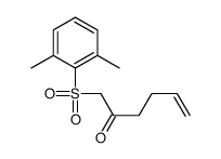 1-(2,6-dimethylphenyl)sulfonylhex-5-en-2-one结构式