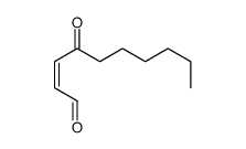 (E)-4-oxodec-2-enal结构式