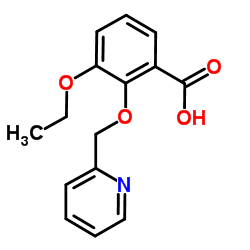 3-Ethoxy-2-(2-pyridinylmethoxy)benzoic acid Structure