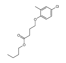 butyl 4-(4-chloro-2-methylphenoxy)butanoate Structure