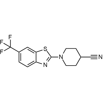 1-(6-(Trifluoromethyl)benzo[d]thiazol-2-yl)piperidine-4-carbonitrile picture