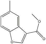 methyl 5-methylbenzofuran-3-carboxylate结构式