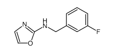 2-Oxazolamine, N-[(3-fluorophenyl)methyl] Structure