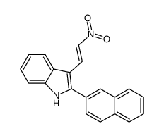2-naphthalen-2-yl-3-(2-nitroethenyl)-1H-indole Structure