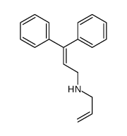 3,3-diphenyl-N-prop-2-enylprop-2-en-1-amine结构式