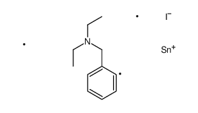 N-ethyl-N-[[2-[iodo(dimethyl)stannyl]phenyl]methyl]ethanamine Structure