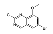 6-bromo-2-chloro-8-methoxyquinazoline structure