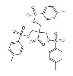 tris(para-tolylsulfonylmethyl)nitromethane Structure