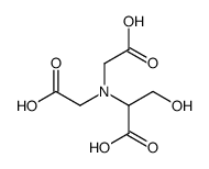 2-[bis(carboxymethyl)amino]-3-hydroxypropanoic acid结构式