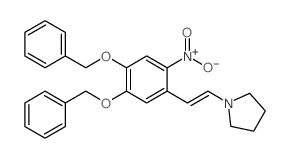 1-(4,5-BIS(BENZYLOXY)-2-NITROSTYRYL)PYRROLIDINE picture