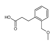 3-(2-methoxymethyl-phenyl)-propionic acid结构式