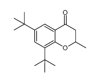 6,8-di-tert-butyl-2,3-dihydro-2-methylchromen-4-one结构式
