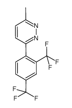 3-(2,4-bis(trifluoromethyl)-phenyl)-6-methylpyridazine结构式