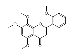 5,7,8,2'-tetramethoxyflavanone Structure