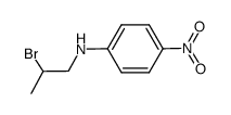 (2-bromopropyl)-(4-nitrophenyl)-amine结构式