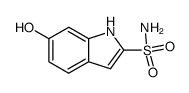 6-Hydroxy-1H-indole-2-Sulfonamide结构式