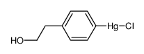 4-(2-hydroxy-ethyl)-phenylmercury (1+), chloride Structure